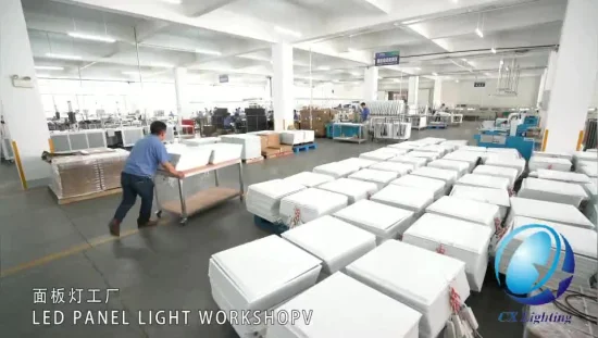 Proteção contra surtos de 2,5 kv 60 W Painel de LED redondo quadrado Luz plana 6060 3 anos de garantia