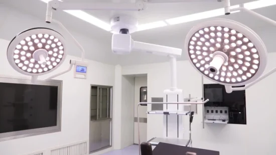 Luminária cirúrgica sem sombra de LED para teto de hospital