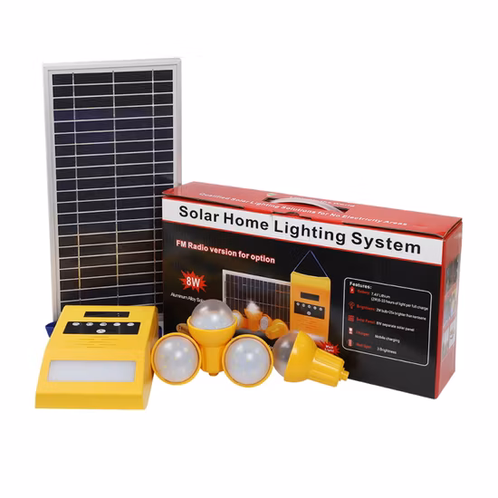 Luz solar externa multifuncional portátil LED luz de acampamento ao ar livre sistema de carregamento solar luz de emergência