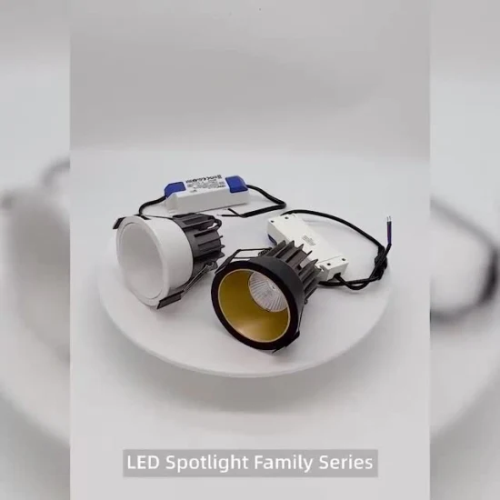 Módulo privativo antirreflexo Refletor LED regulável COB 12 Watts embutido embutido em LED para baixo